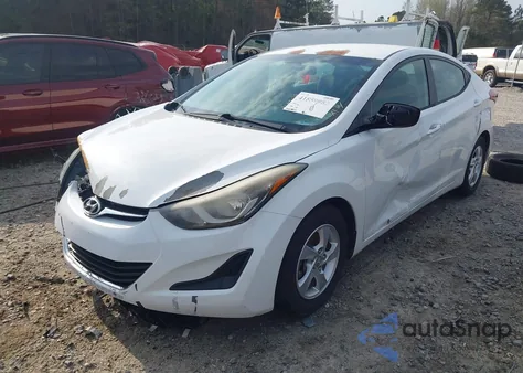 2014 Hyundai Elantra Se from USA, damaged, VIN 5NPDH4AE7EH522940